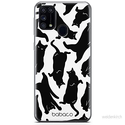 ERT GROUP mobiltelefonfodral för Samsung M31 originalt och officiellt licensierat Babaco mönster Cats 005 optimalt anpassad till formen på mobiltelefonen, fodral tillverkad av TPU plast 5905131101174