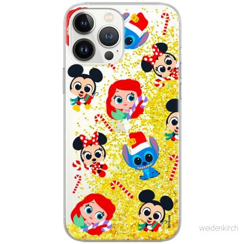 ERT GROUP mobiltelefonfodral för Apple Iphone 6/7 / 8 originalt och officiellt licensierat Disney mönster Friends 002 Vit anpassad till formen på mobiltelefonen, med glitter overflow effekt 5903932091960