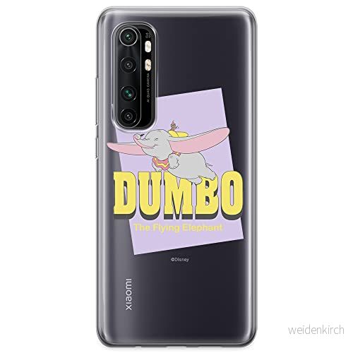 ERT GROUP mobiltelefonfodral för Xiaomi MI NOTE 10 Lite originalt och officiellt licensierat Disney mönster Dumbo 005 optimalt anpassad till formen på mobiltelefonen, gedeeltelijk transparant 5904805585951
