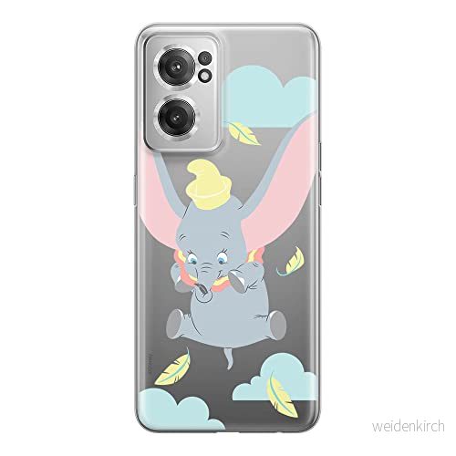 ERT GROUP mobiltelefonfodral för Oneplus NORD CE 2 originalt och officiellt licensierat Disney mönster Dumbo 014 optimalt anpassad till formen på mobiltelefonen, gedeeltelijk transparant 5905511288990