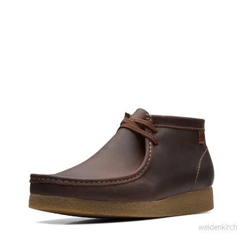 Clarks Shacre Chukka Boot för män, Bivaxläder, 45 EU 889303370436