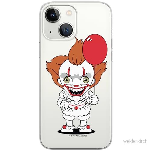 ERT GROUP mobiltelefonfodral för Iphone 13 MINI originalt och officiellt licensierat Horror mönster It 006 optimalt anpassad till formen på mobiltelefonen, gedeeltelijk transparant 5905131958471