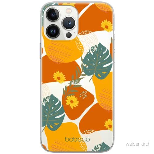 ERT GROUP mobiltelefonfodral för Apple Iphone 6 PLUS originalt och officiellt licensierat Babaco mönster Plants 008 Vit optimalt anpassad till formen på mobiltelefonen, gedeeltelijk transparant 5903932570168