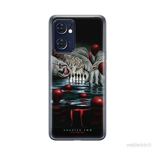 ERT GROUP mobiltelefonfodral för Oppo RENO 7 5G originalt och officiellt licensierat Horror mönster It 022 optimalt anpassad till formen på mobiltelefonen, fodral tillverkad av TPU plast 5905511318512
