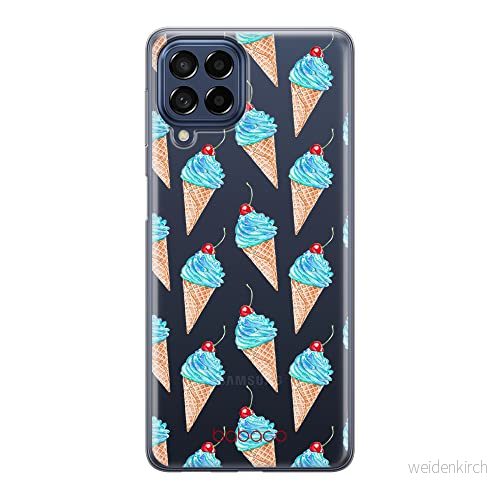 ERT GROUP mobiltelefonfodral för Samsung M53 5G originalt och officiellt licensierat Babaco mönster Ice Cream 002 optimalt anpassad till formen på mobiltelefonen, gedeeltelijk transparant 5905511388607
