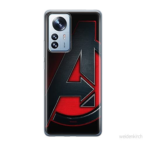 ERT GROUP mobiltelefonfodral för Xiaomi 12 / 12X originalt och officiellt licensierat Marvel mönster Avengers 019 optimalt anpassad till formen på mobiltelefonen, fodral tillverkad av TPU plast 5905511478001