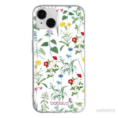 ERT GROUP mobiltelefonfodral för Apple Iphone 14 originalt och officiellt licensierat Babaco mönster Flowers 042 optimalt anpassad till formen på mobiltelefonen, fodral tillverkad av TPU plast 5905131885418
